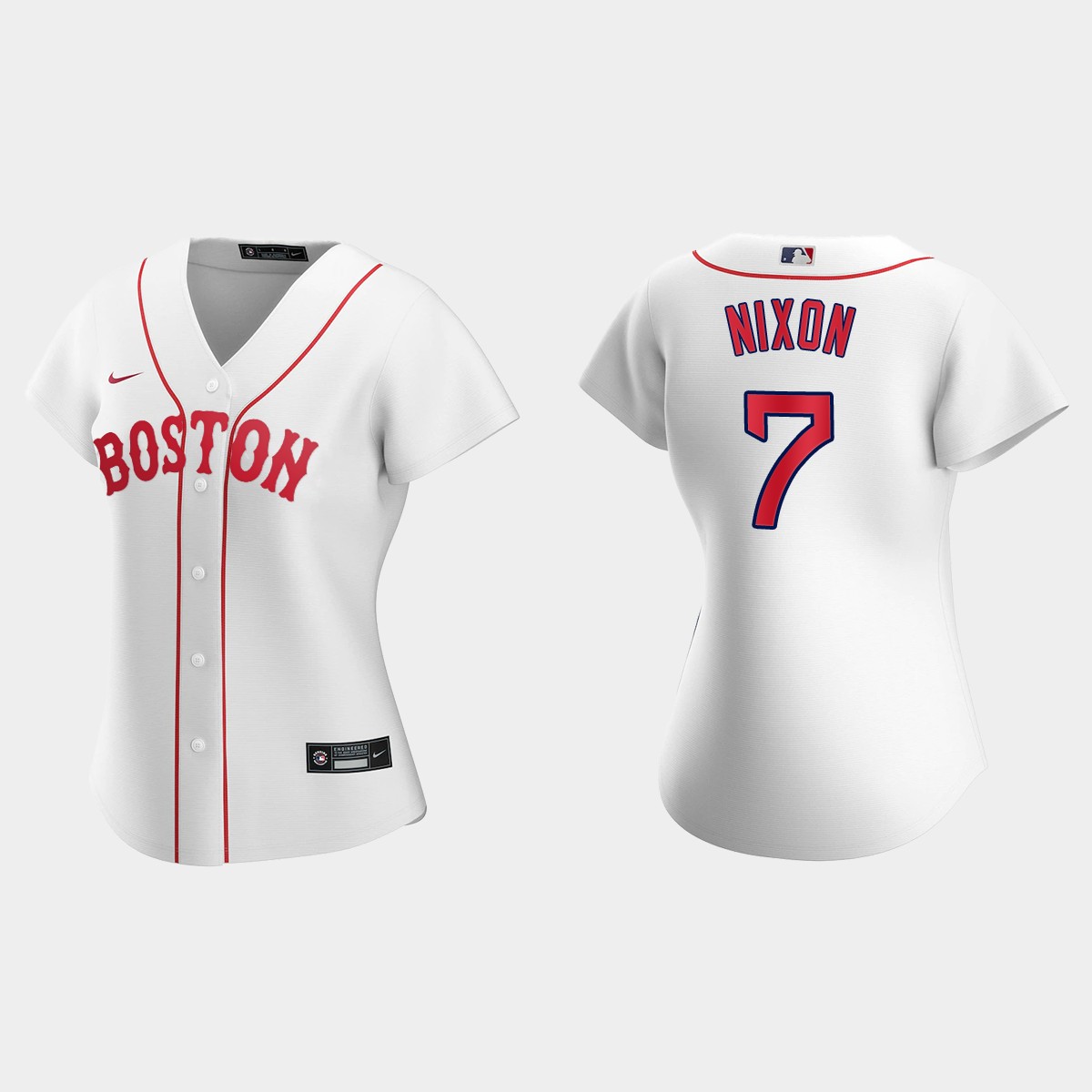 Women Boston Red Sox Trot Nixon White 2021 Patriots' Day Jersey