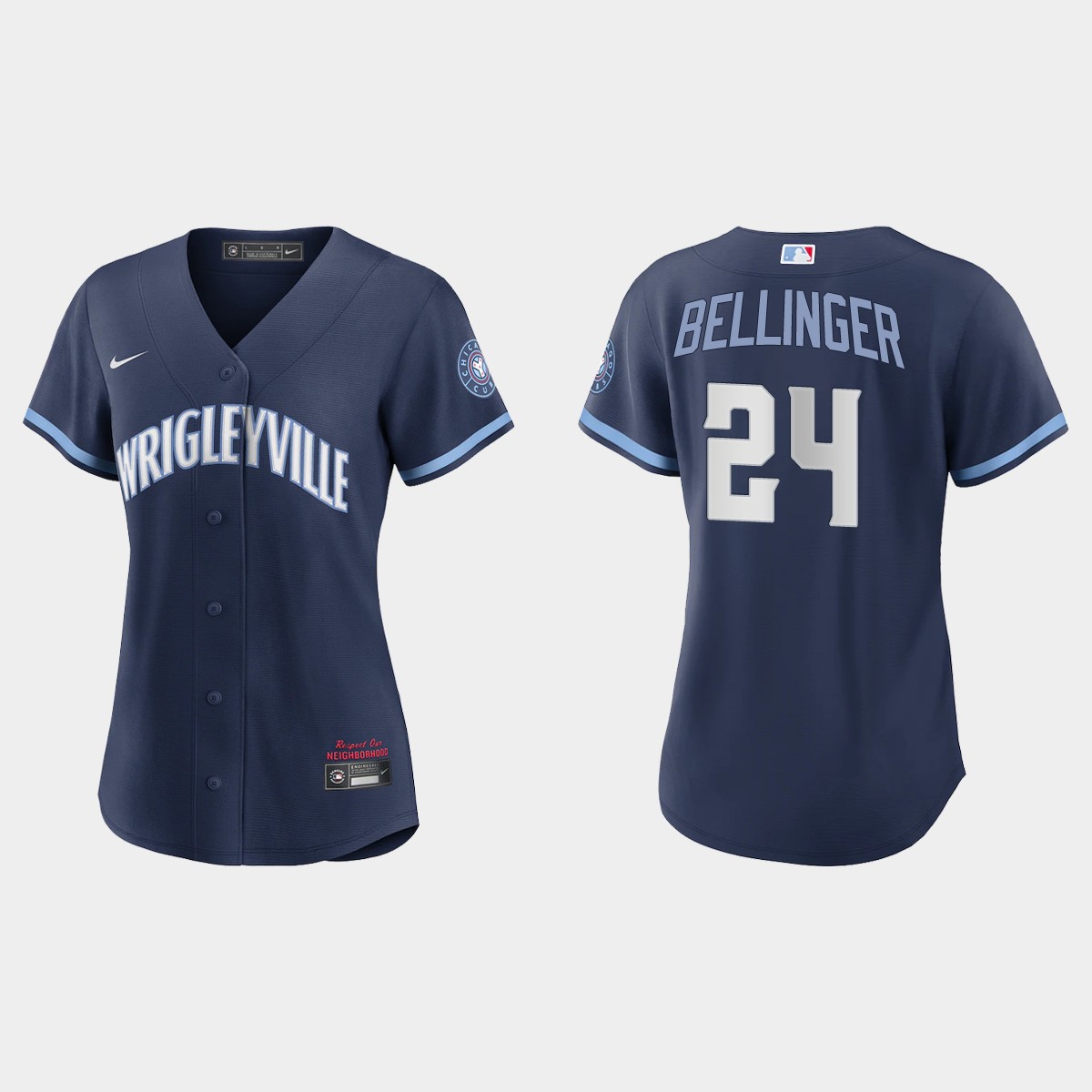 Women Chicago Cubs Cody Bellinger Navy City Connect Jersey