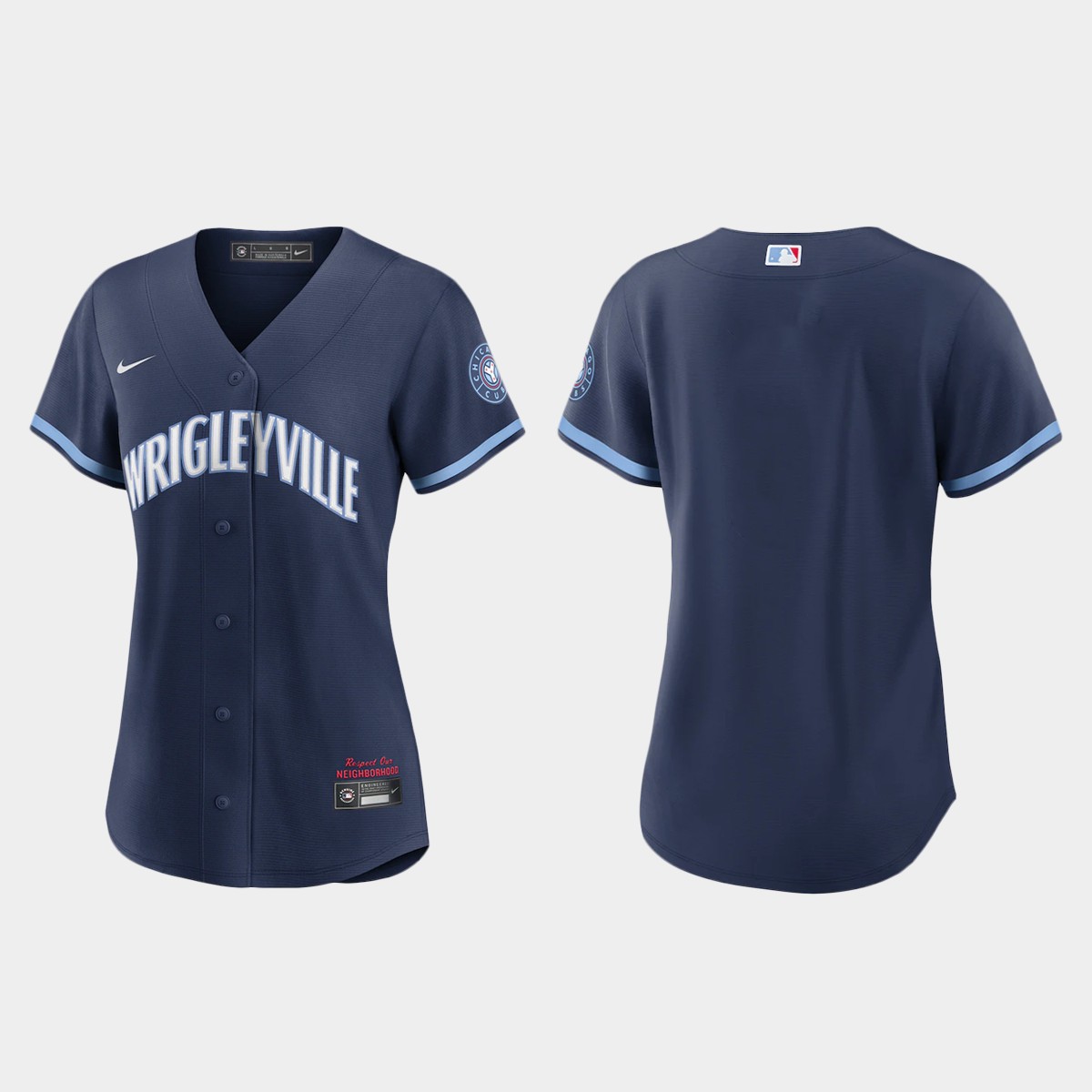 Women Chicago Cubs Navy 2021 City Connect Jersey