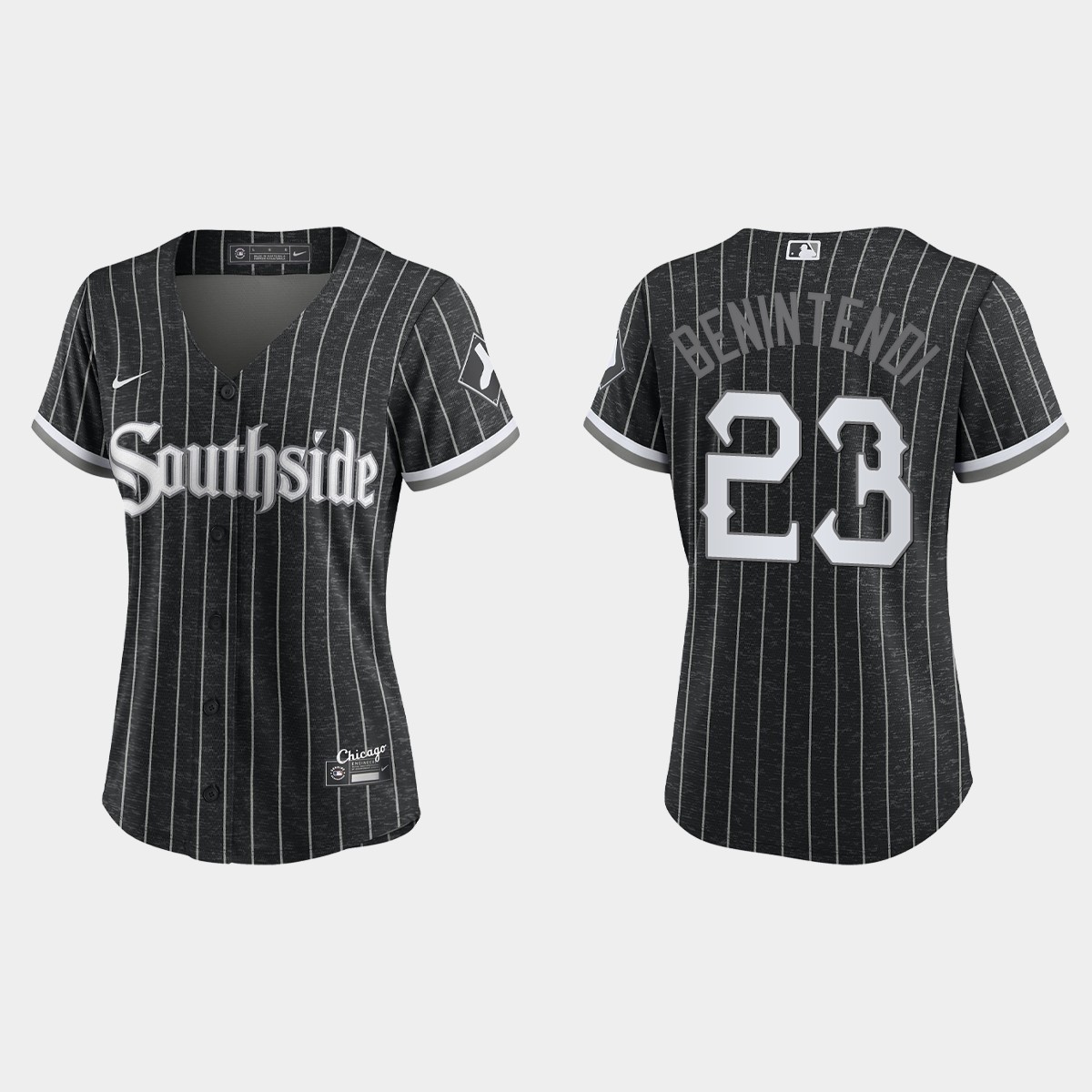Women Chicago White Sox Andrew Benintendi Black City Connect Jersey