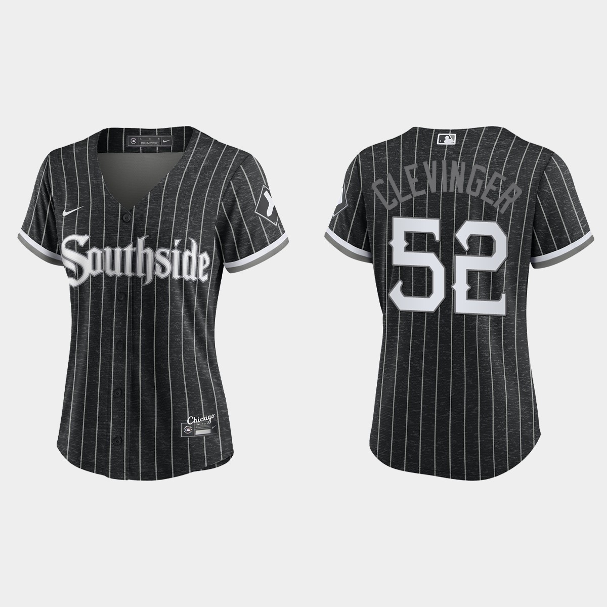 Women Chicago White Sox Mike Clevinger Black City Connect Jersey
