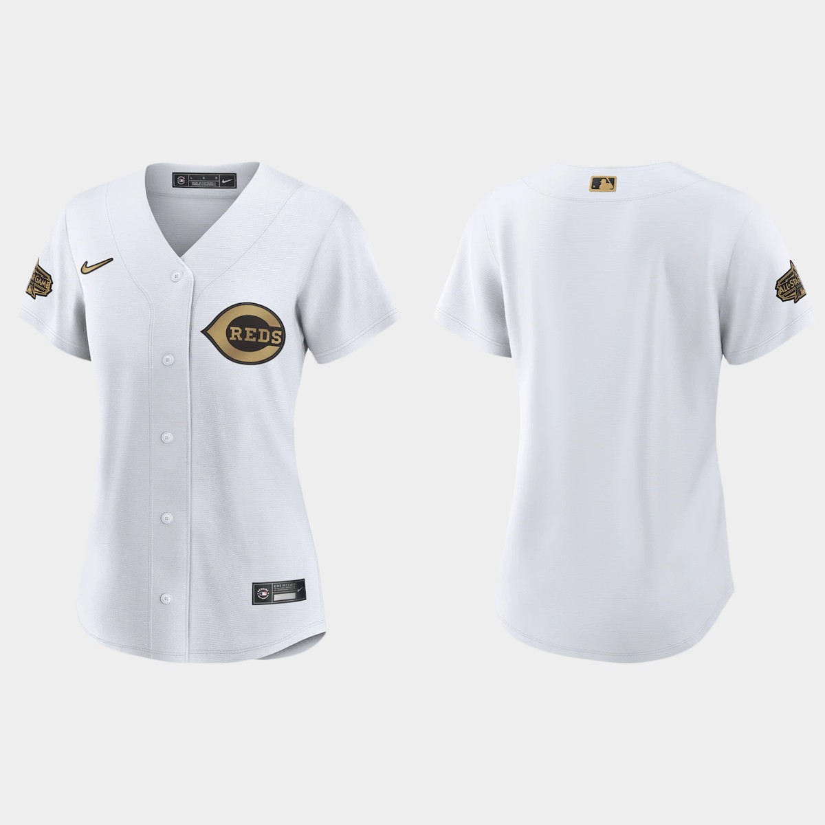 Women Cincinnati Reds White 2022 MLB All-Star Game Jersey