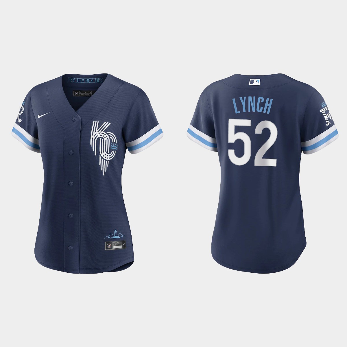 Women Kansas City Royals Daniel Lynch Navy 2022 City Connect Jersey