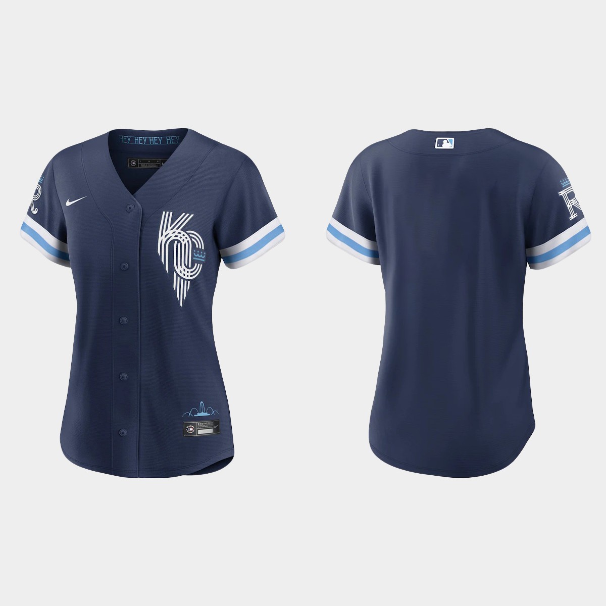 Women Kansas City Royals Navy 2022 City Connect Jersey
