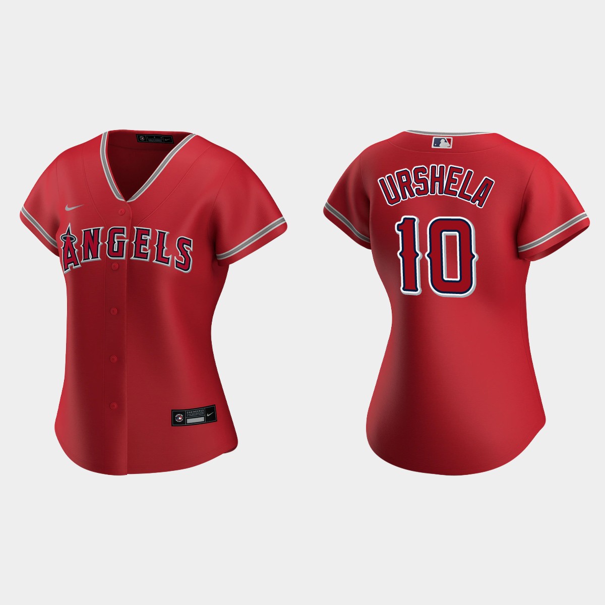 Women Los Angeles Angels Gio Urshela Red Jersey