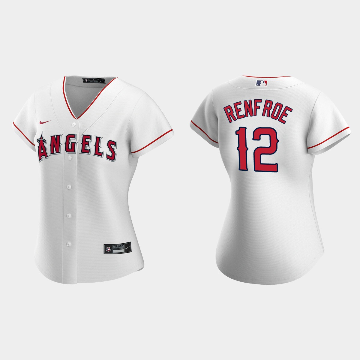 Women Los Angeles Angels Hunter Renfroe White Jersey