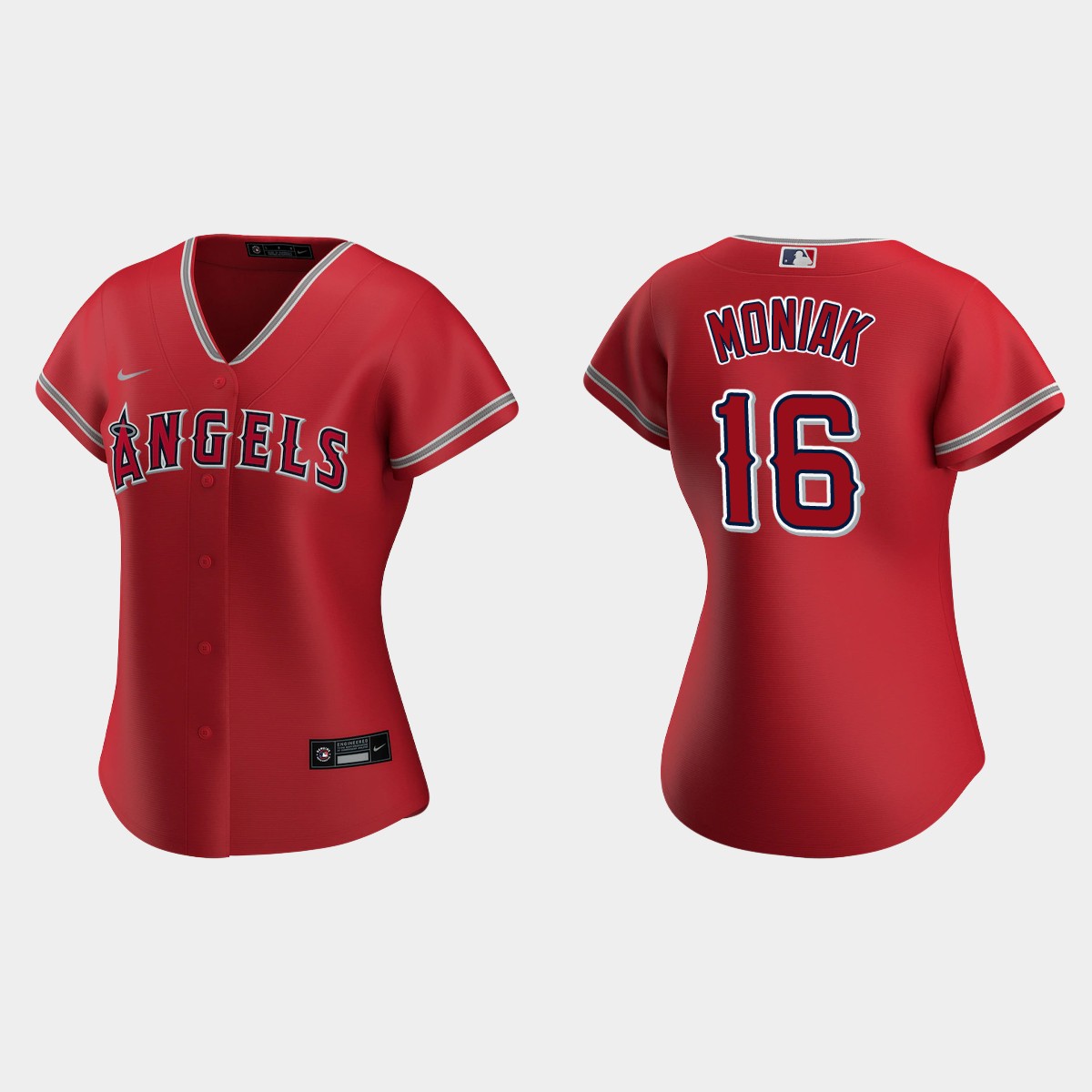 Women Los Angeles Angels Mickey Moniak Red Jersey