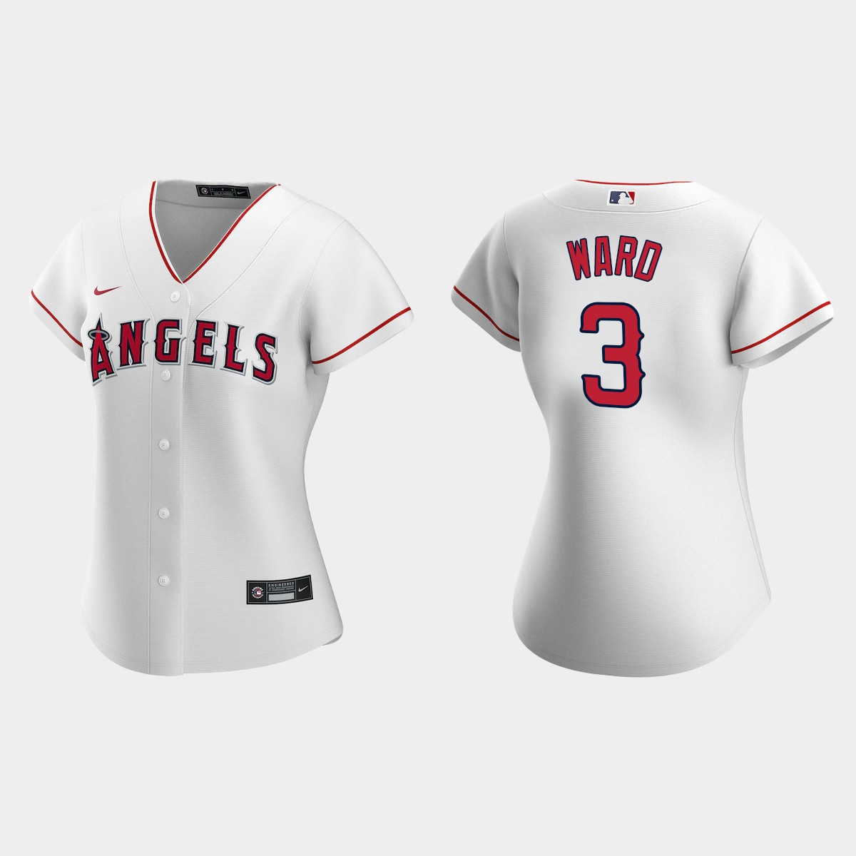 Women Los Angeles Angels Taylor Ward White Home Jersey