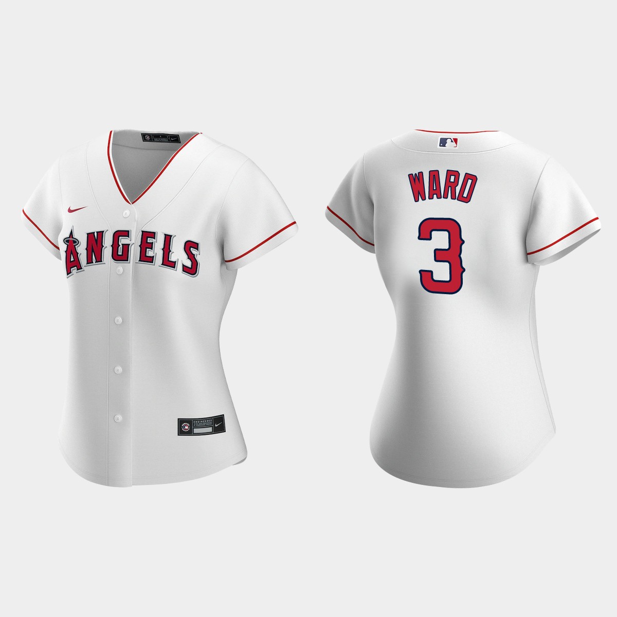 Women Los Angeles Angels Taylor Ward White Jersey