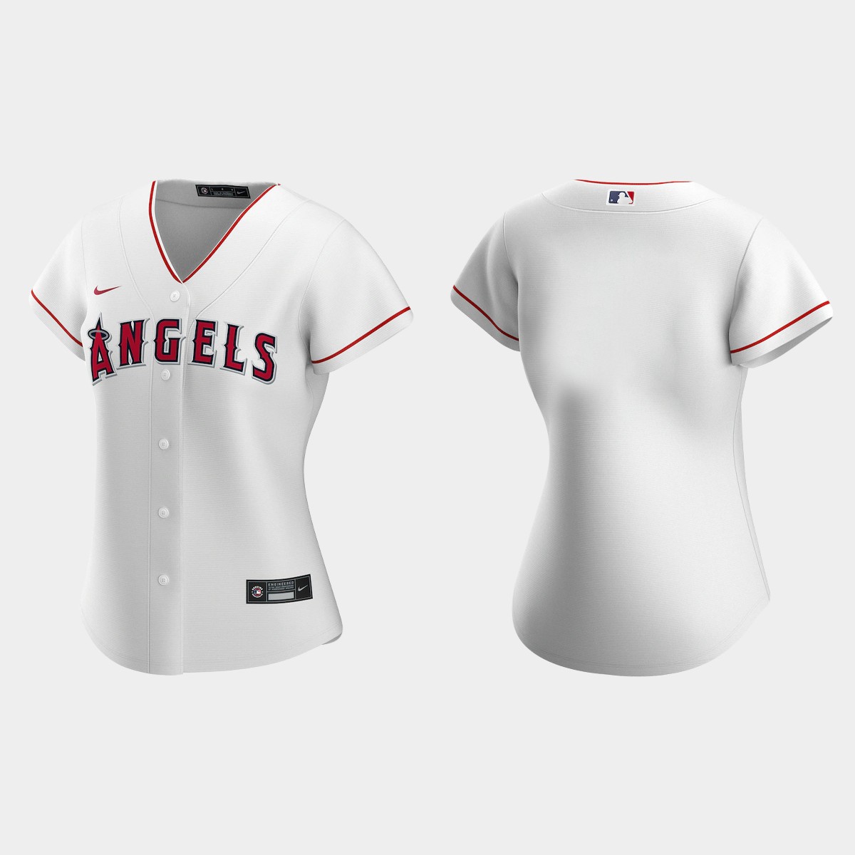 Women Los Angeles Angels White Jersey