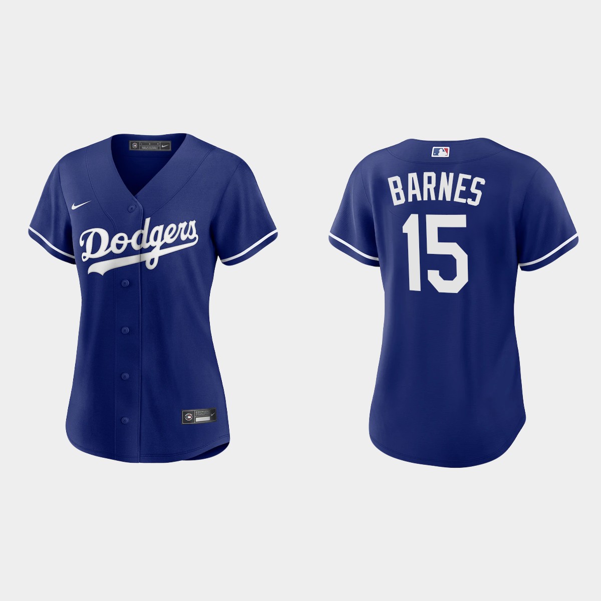 Women Los Angeles Dodgers Austin Barnes Royal Alternate Jersey