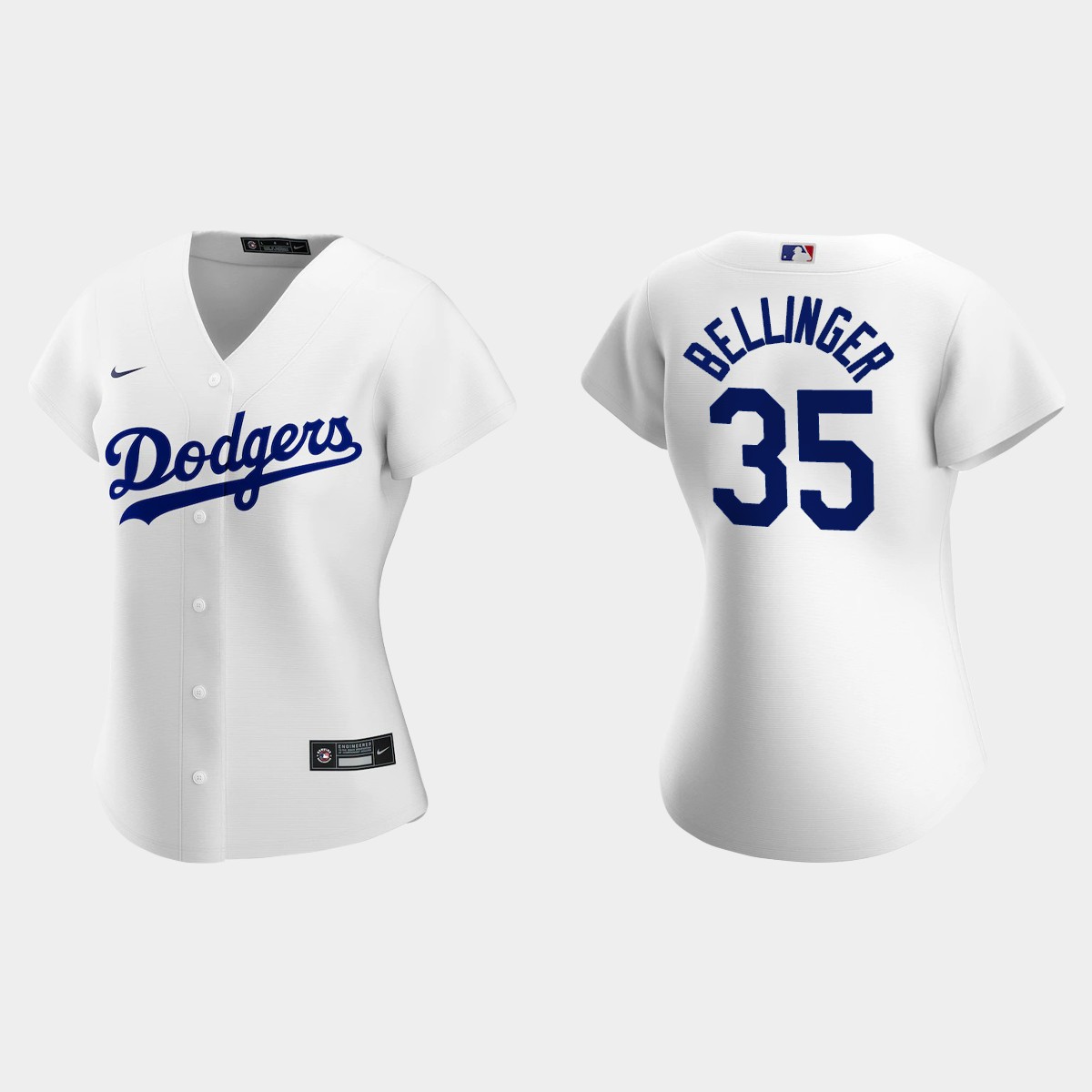 Women Los Angeles Dodgers Cody Bellinger White Home Jersey