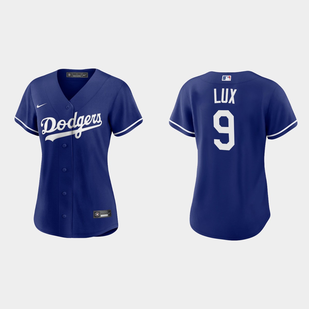 Women Los Angeles Dodgers Gavin Lux Royal Alternate Jersey