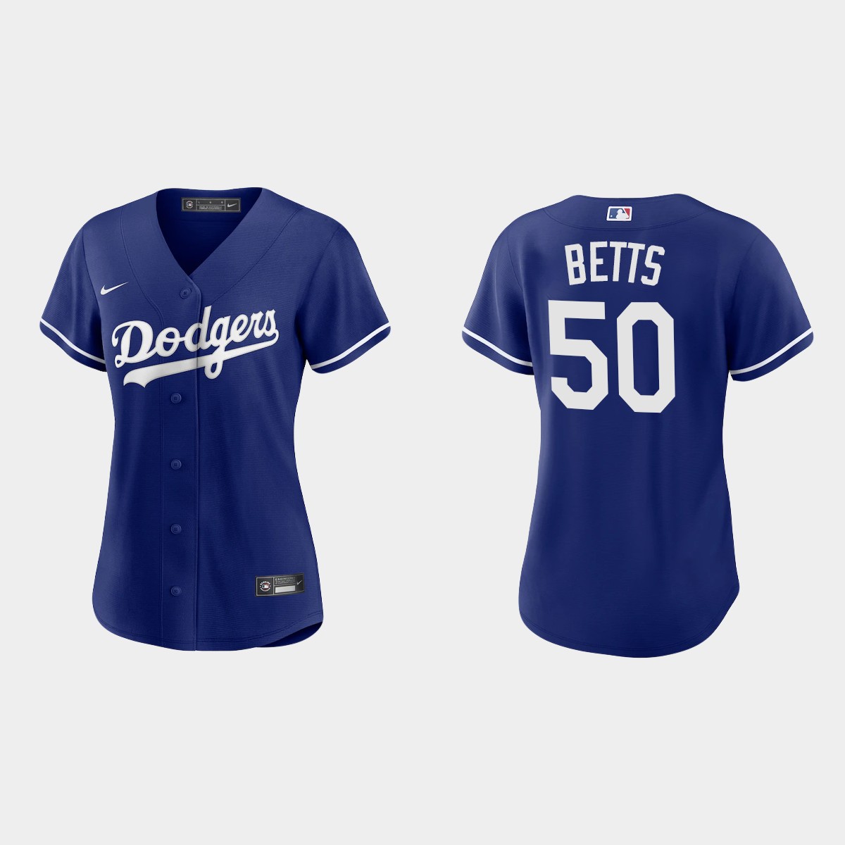 Women Los Angeles Dodgers Mookie Betts Royal Alternate Jersey