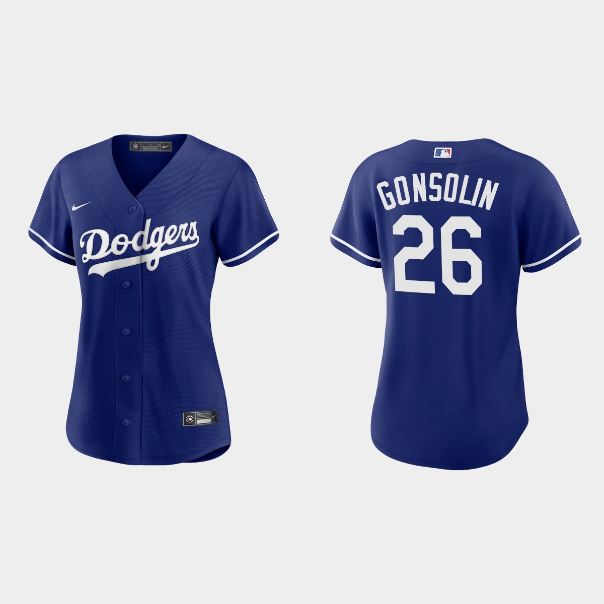 Women Los Angeles Dodgers Tony Gonsolin Royal Alternate Jersey