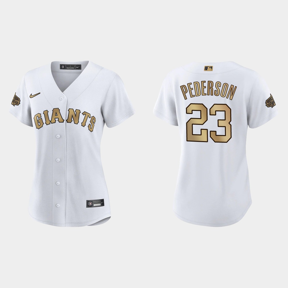 Women San Francisco Giants Joc Pederson White 2022 MLB All-Star Game Jersey