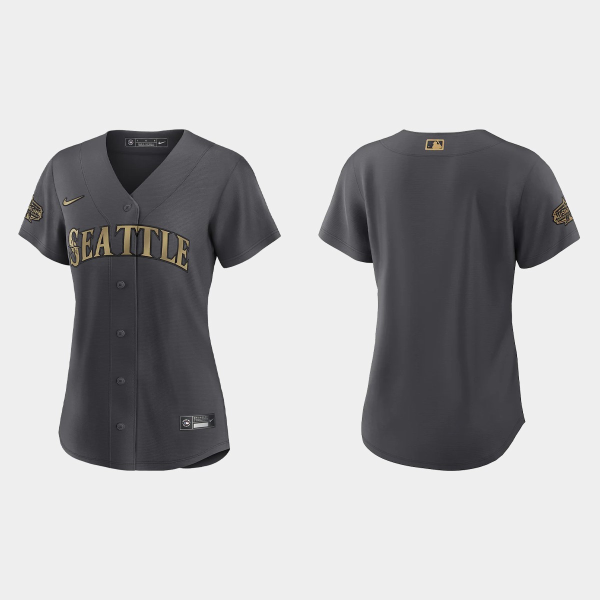 Women Seattle Mariners Charcoal 2022 MLB All-Star Game Jersey
