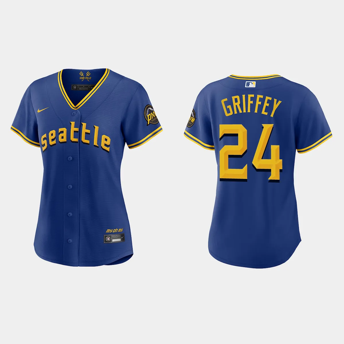 Women Seattle Mariners Ken Griffey Jr. Royal 2023 City Connect Jersey