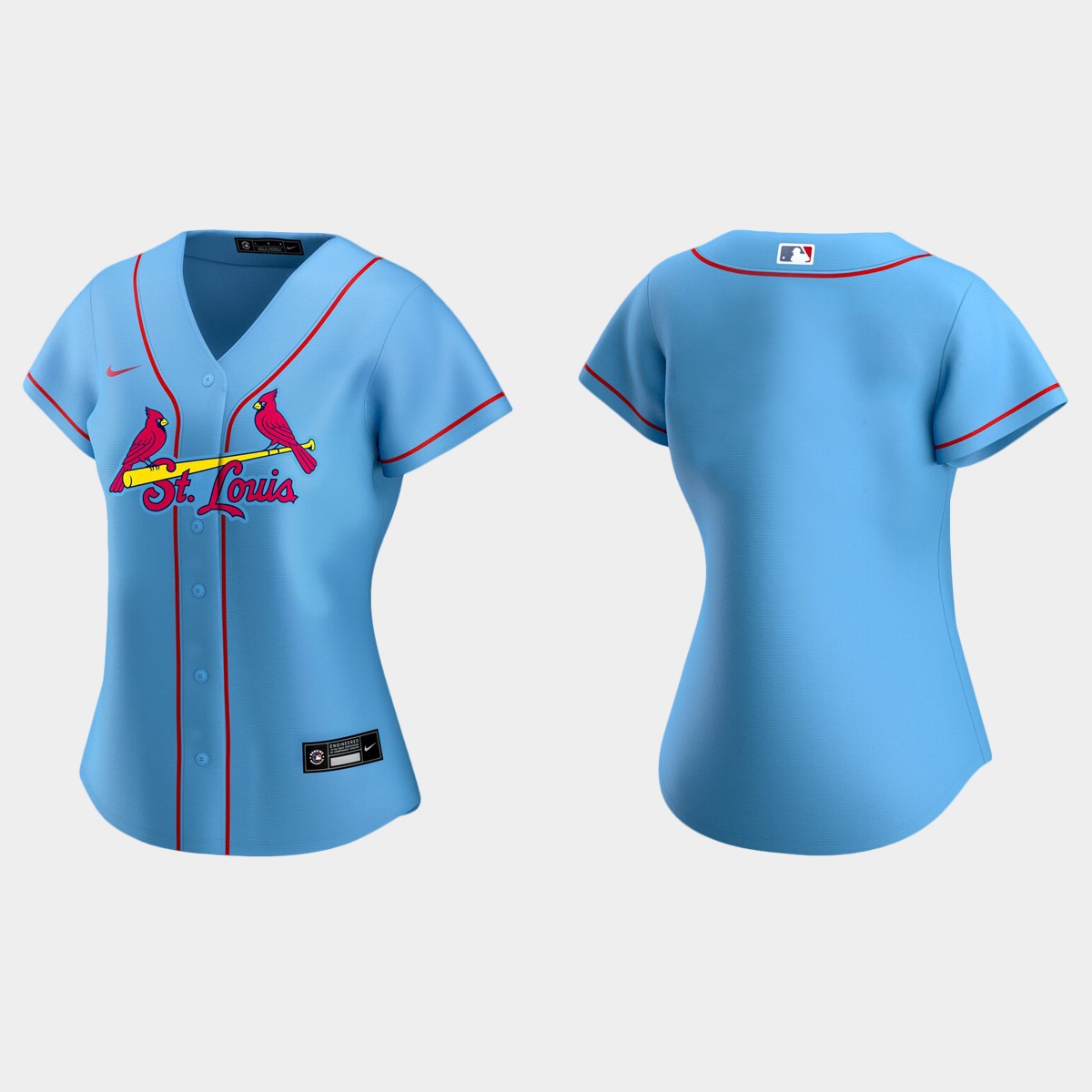 Women St. Louis Cardinals Light Blue 2020 Alternate Jersey
