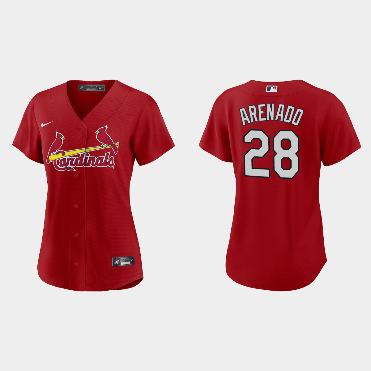 Women St. Louis Cardinals Nolan Arenado Red Jersey