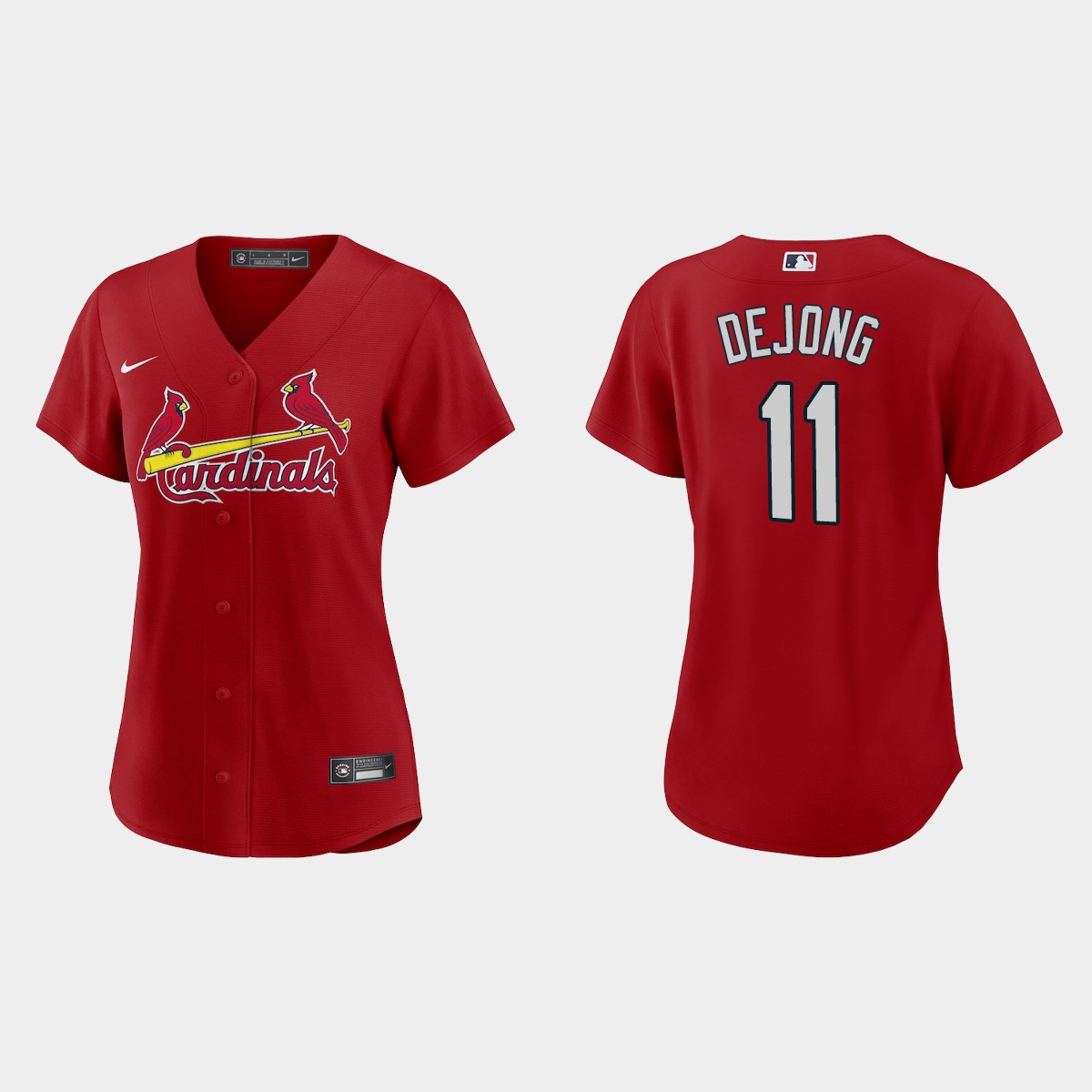 Women St. Louis Cardinals Paul DeJong Red Jersey