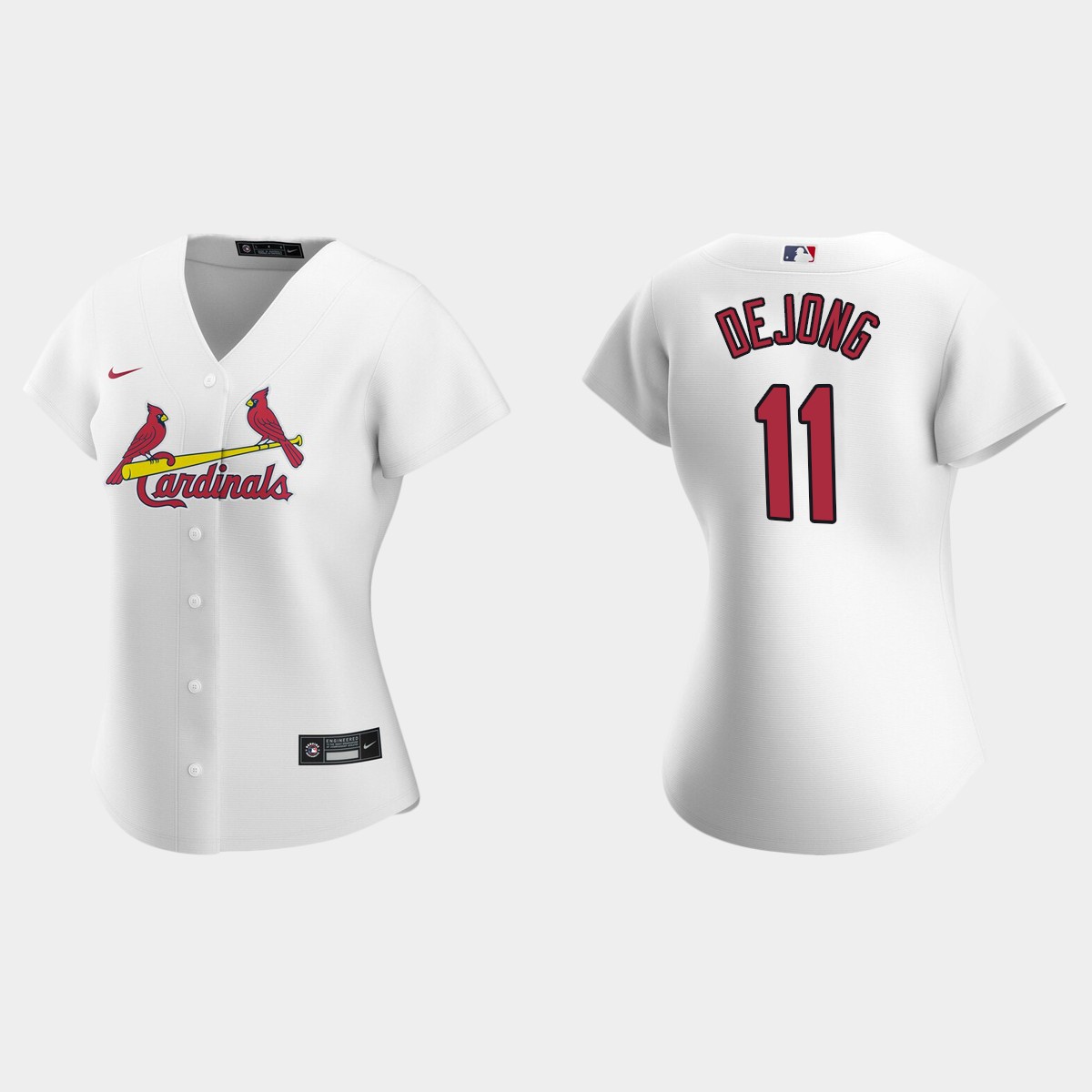 Women St. Louis Cardinals Paul DeJong White 2020 Home Jersey