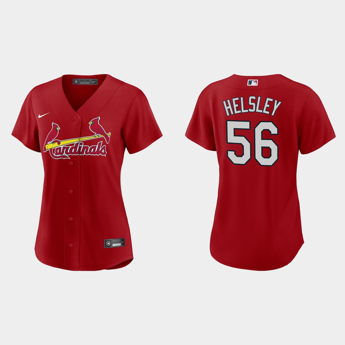 Women St. Louis Cardinals Ryan Helsley Red Jersey