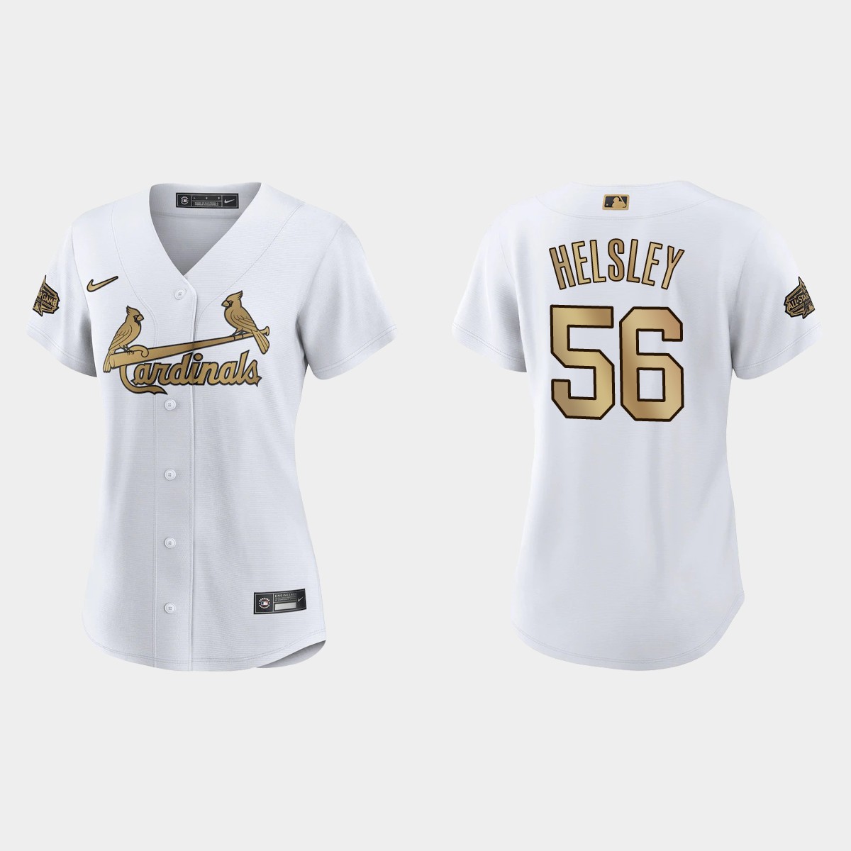 Women St. Louis Cardinals Ryan Helsley White 2022 MLB All-Star Game Jersey