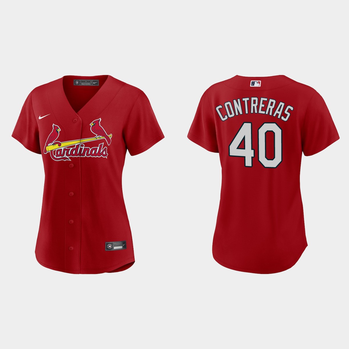 Women St. Louis Cardinals Willson Contreras Red Jersey