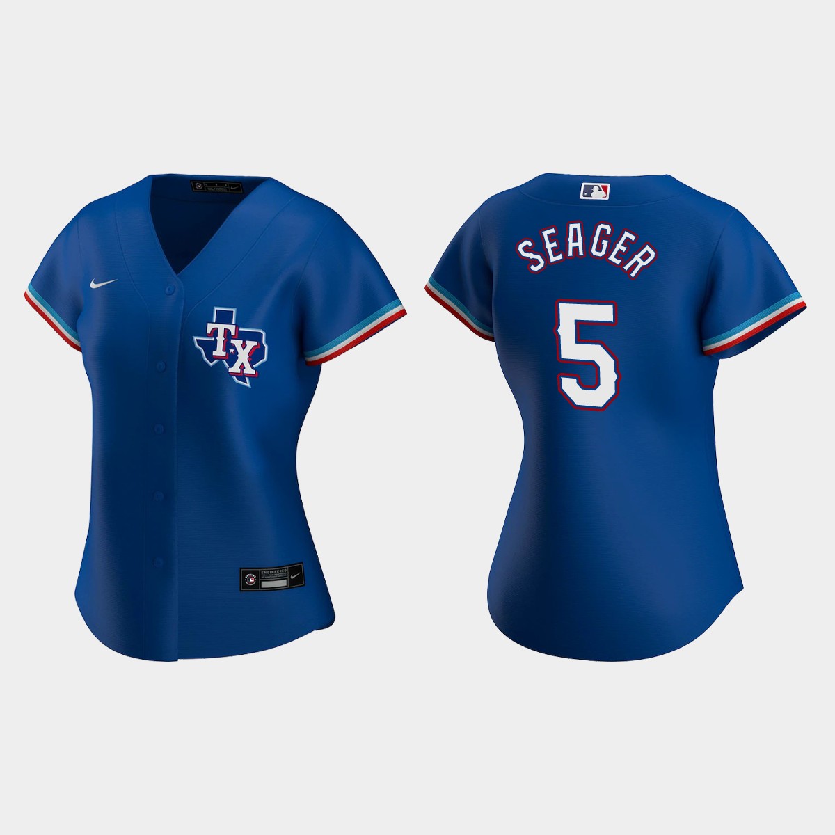 Women Texas Rangers Corey Seager Royal Jersey