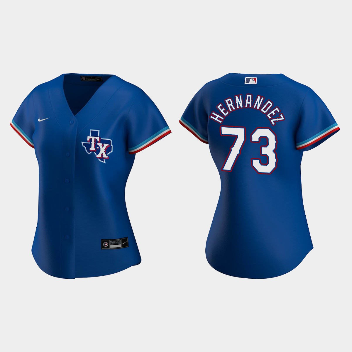 Women Texas Rangers Jonathan Hernandez Royal Jersey