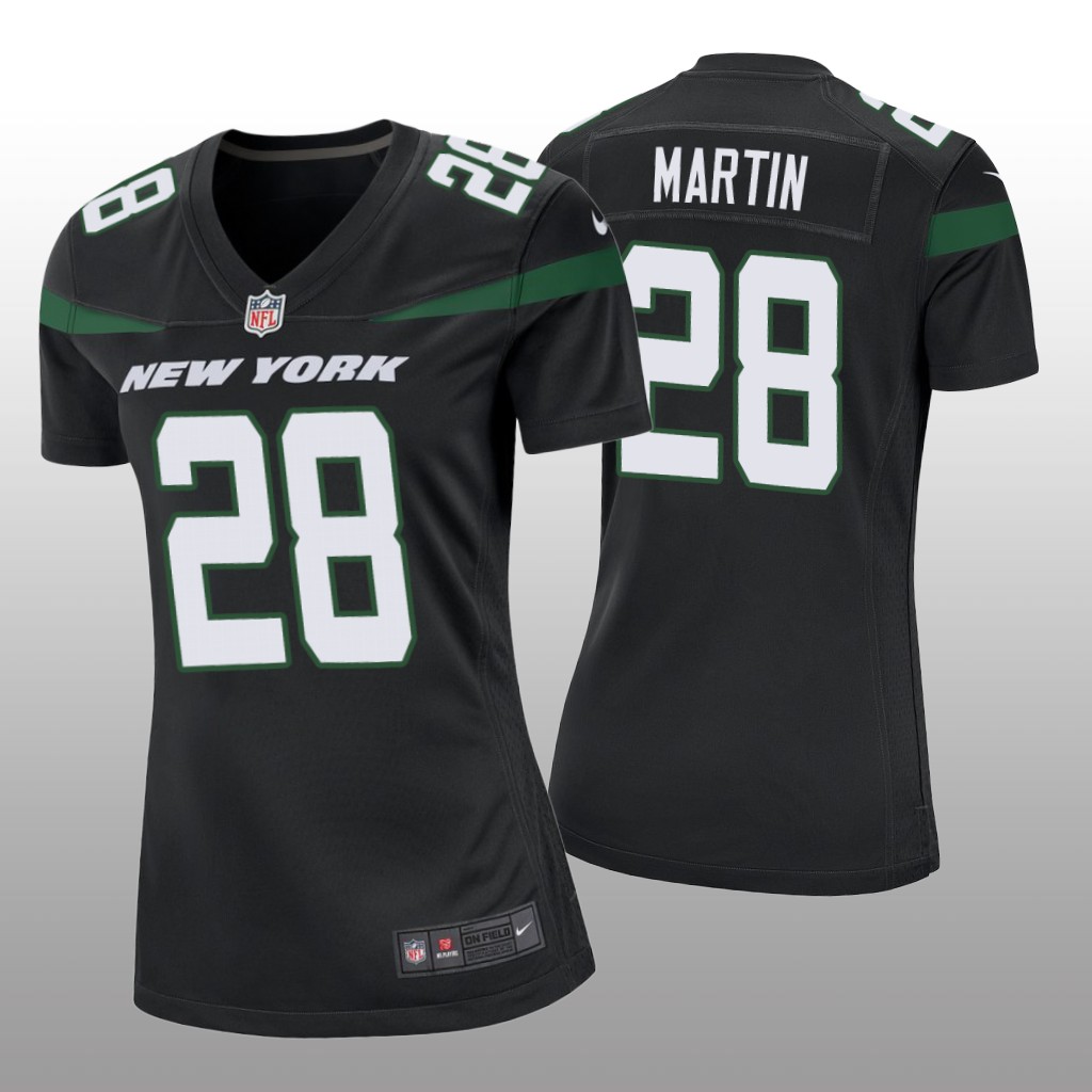 Women's 2019 Curtis Martin #28 New York Jets Black Game Jersey