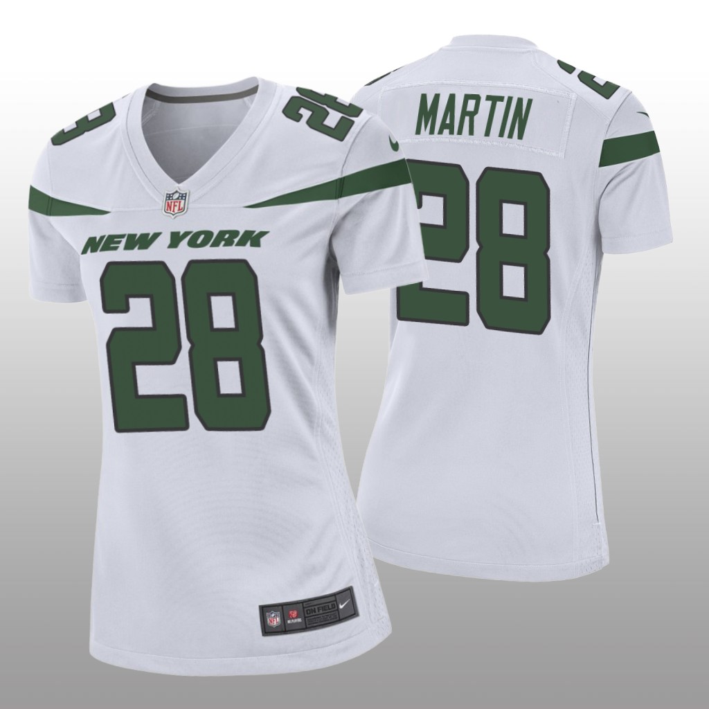 Women's 2019 Curtis Martin #28 New York Jets White Game Jersey