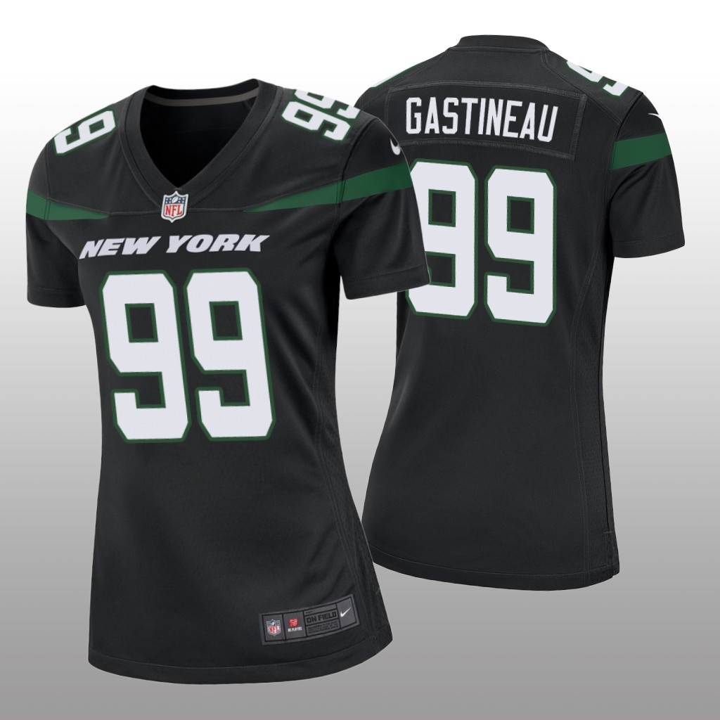 Women's 2019 Mark Gastineau #99 New York Jets Black Game Jersey