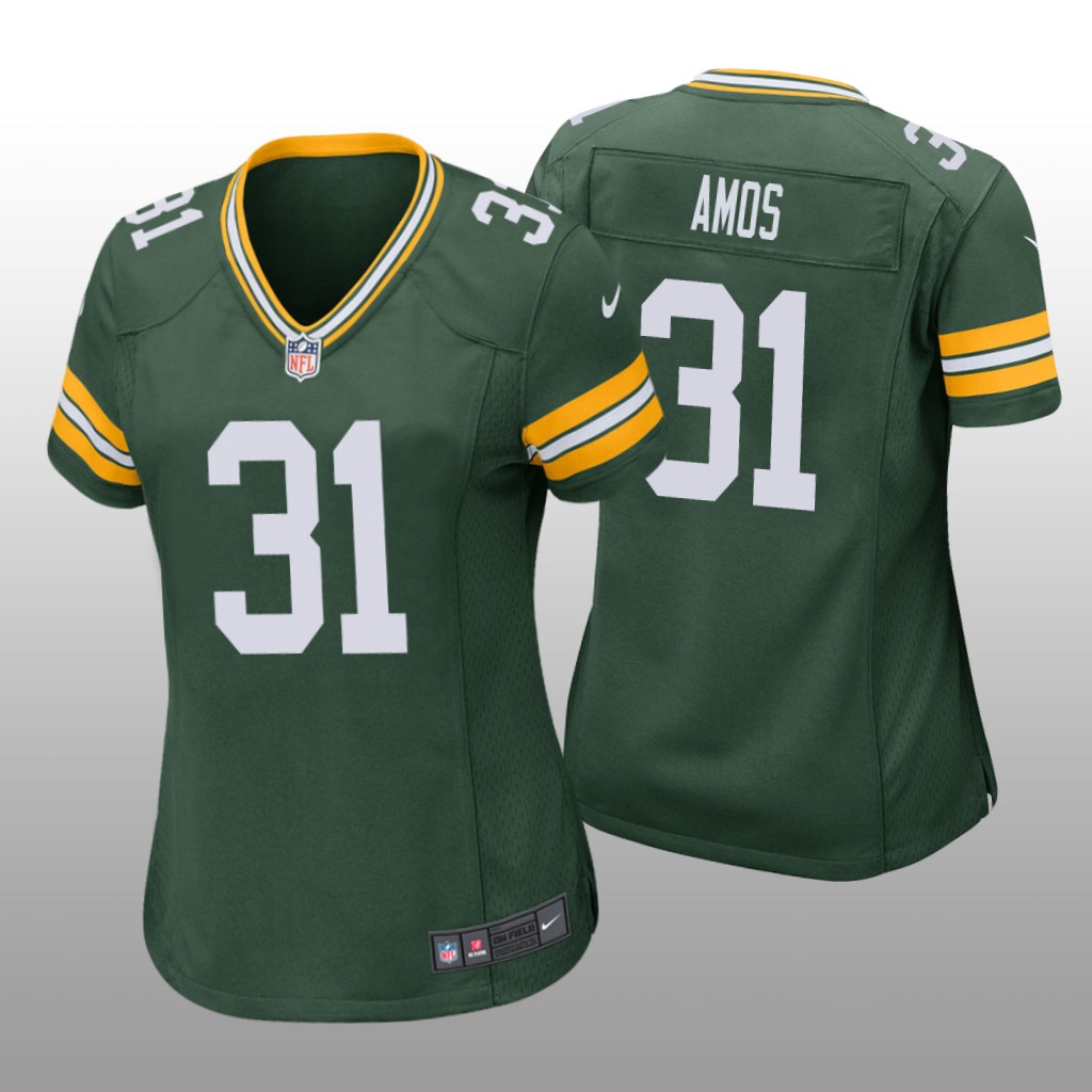 Women's Adrian Amos #31 Green Bay Packers Green Game Jersey