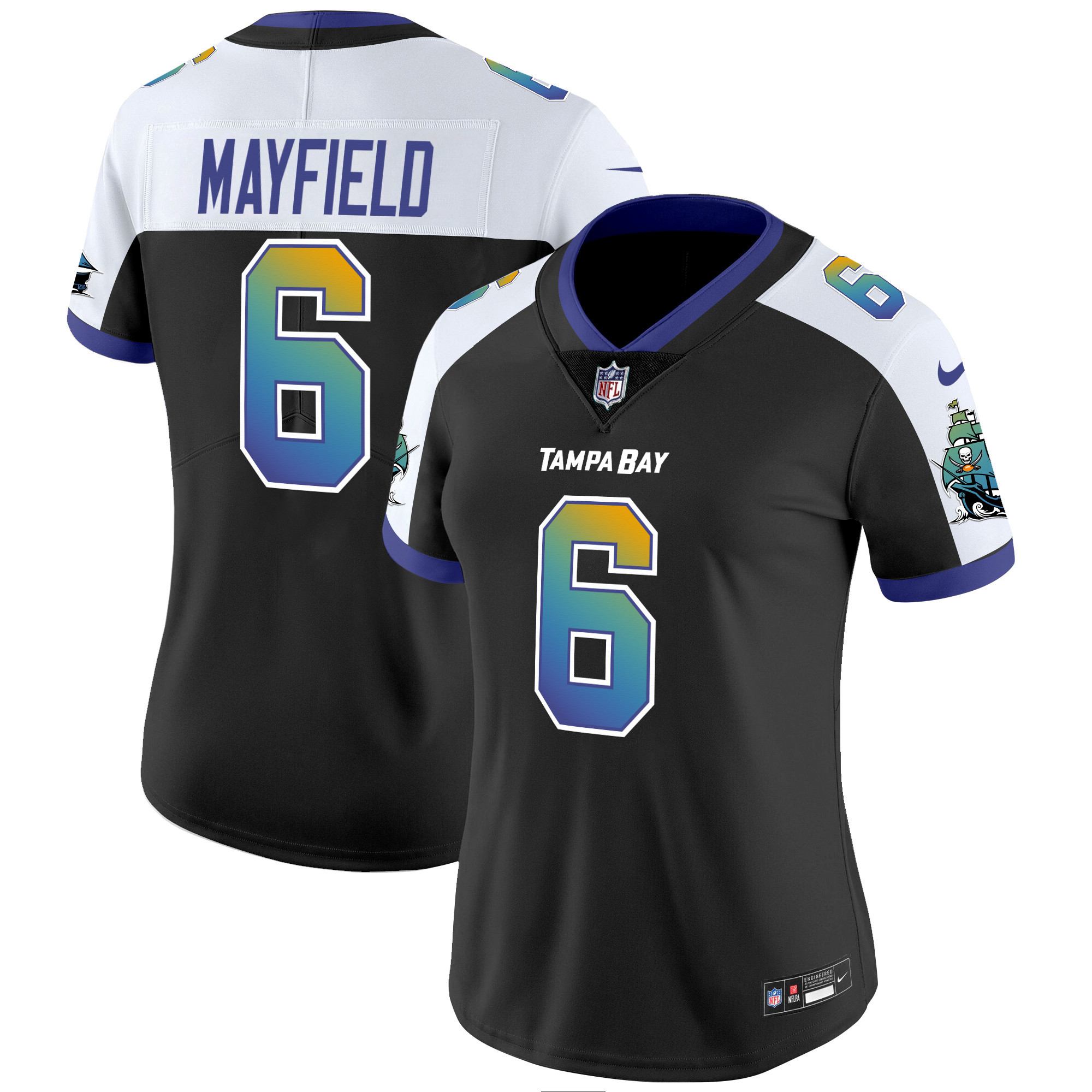 Women's Baker Mayfield Tampa Bay Buccaneers "Tampa City" Vapor Limited Alternate Jersey - All Stitched