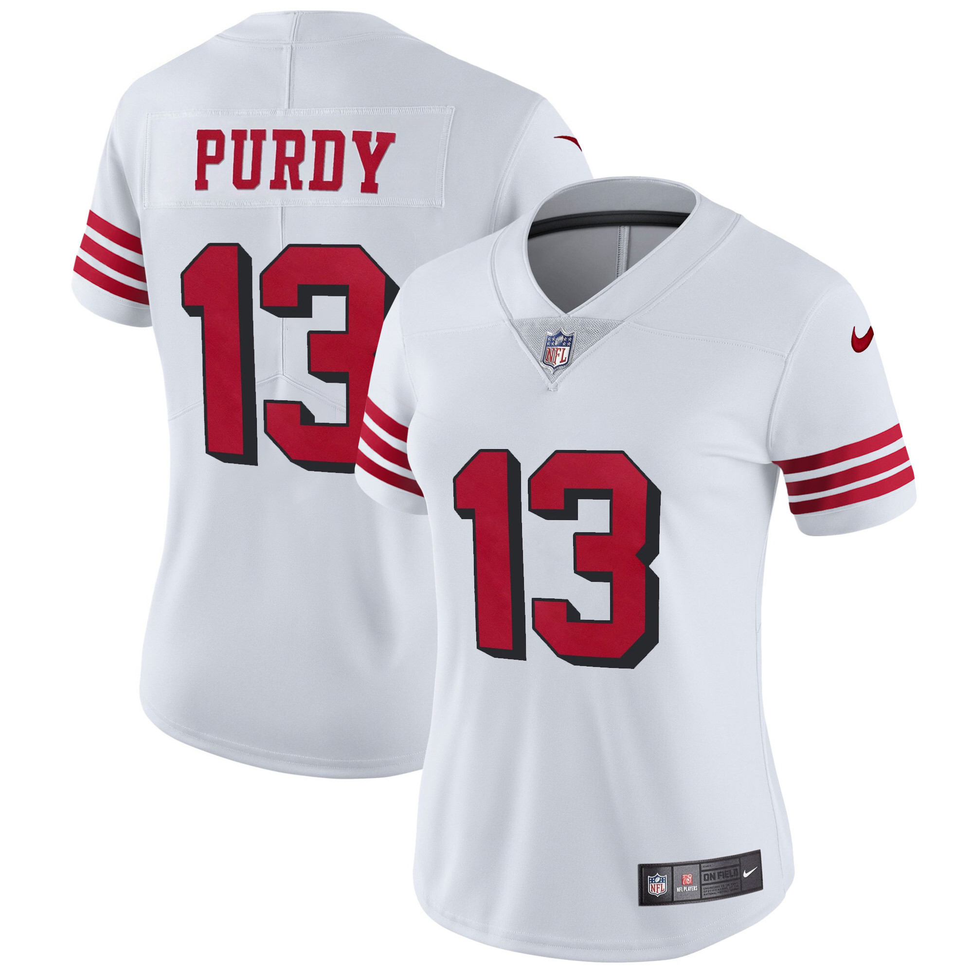 Women's Brock Purdy San Francisco 49ers Game Color Rush Jersey - All Stitched