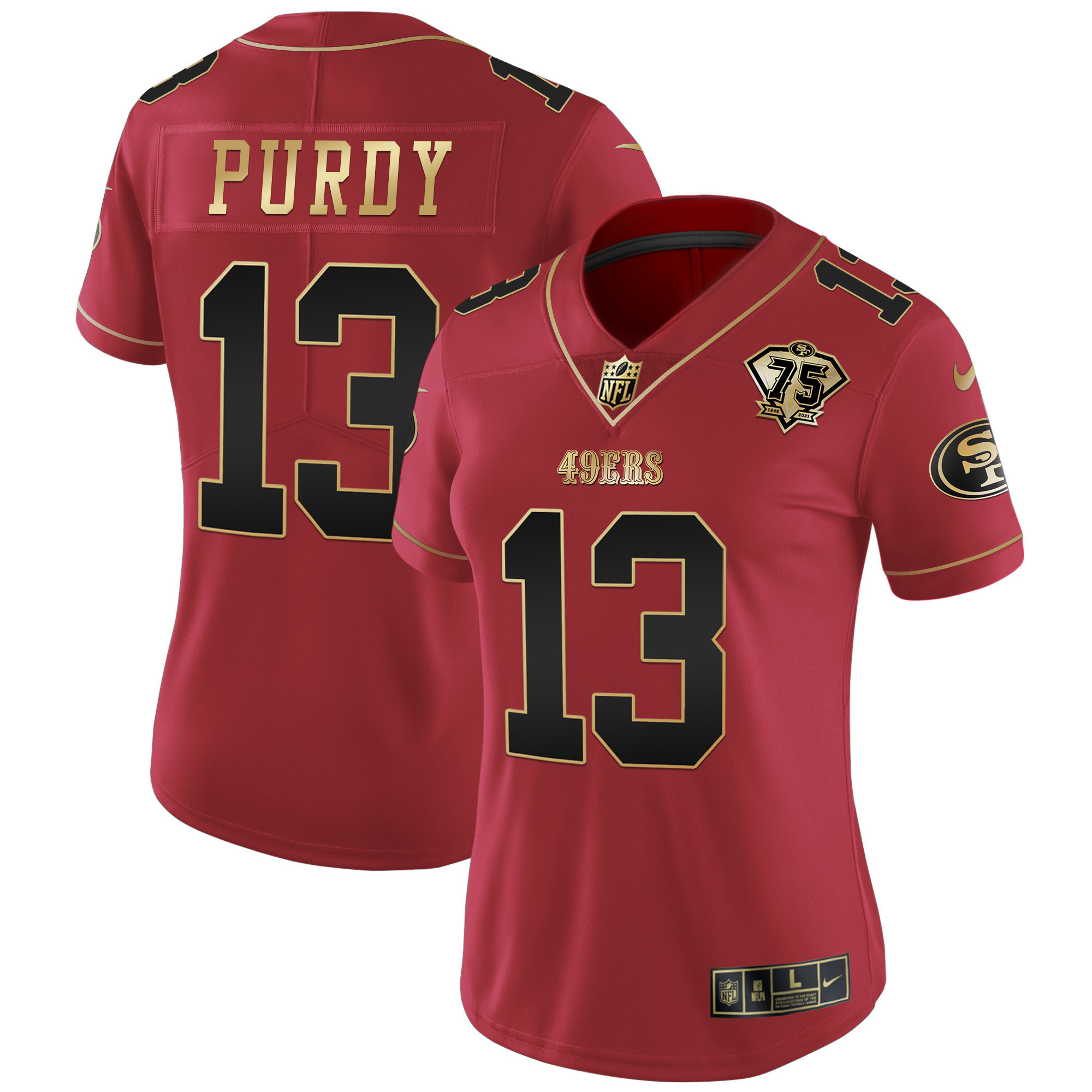 Women's Brock Purdy San Francisco 49ers Game Red Limited Jersey - All Stitched
