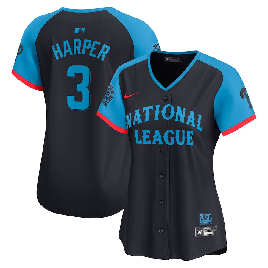 Women's Bryce Harper National League 2024 All-Star Game Limited Jersey - Navy