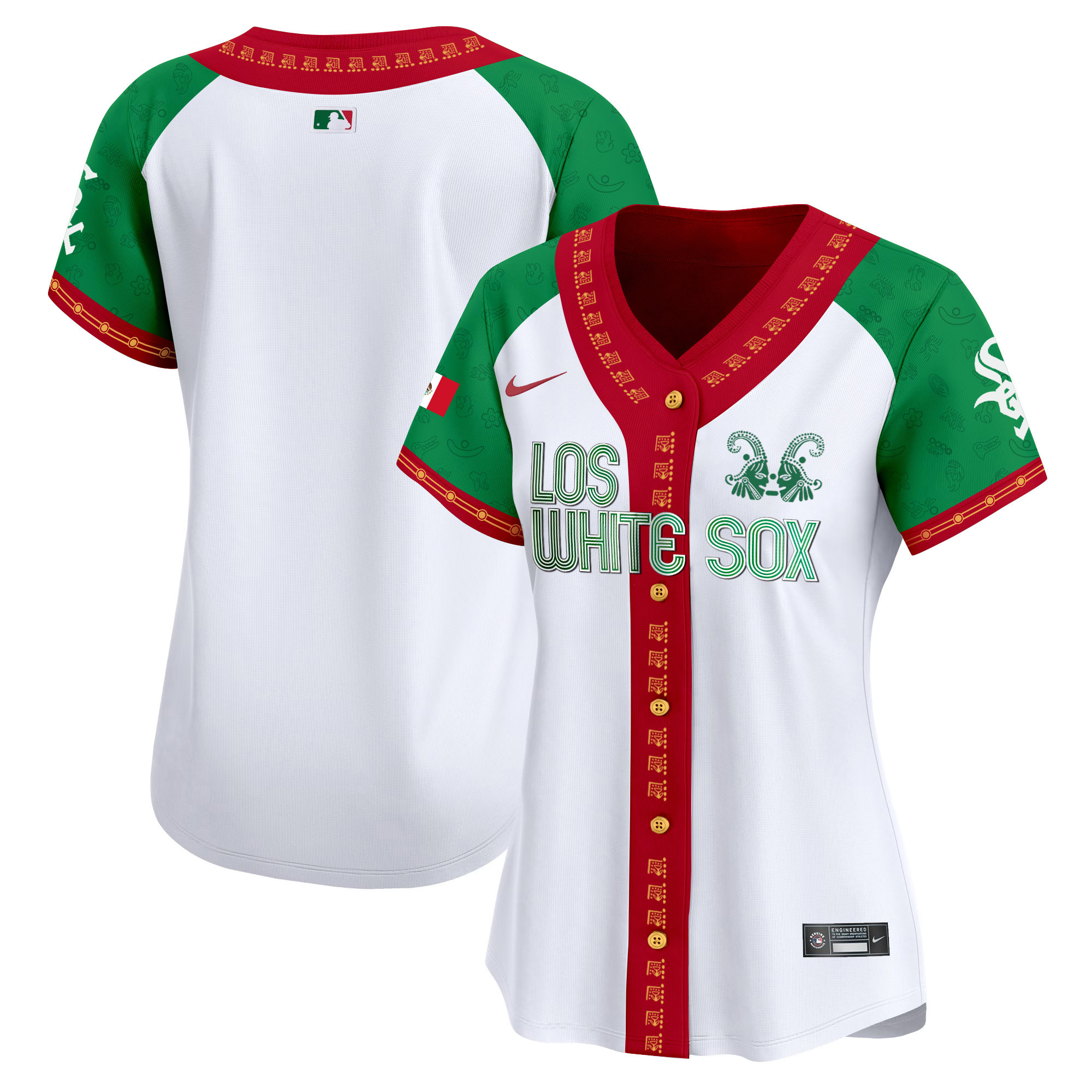 Women's Chicago White Sox Mexico Vapor Premier Limited Alternate Blank  Jersey - All Stitched