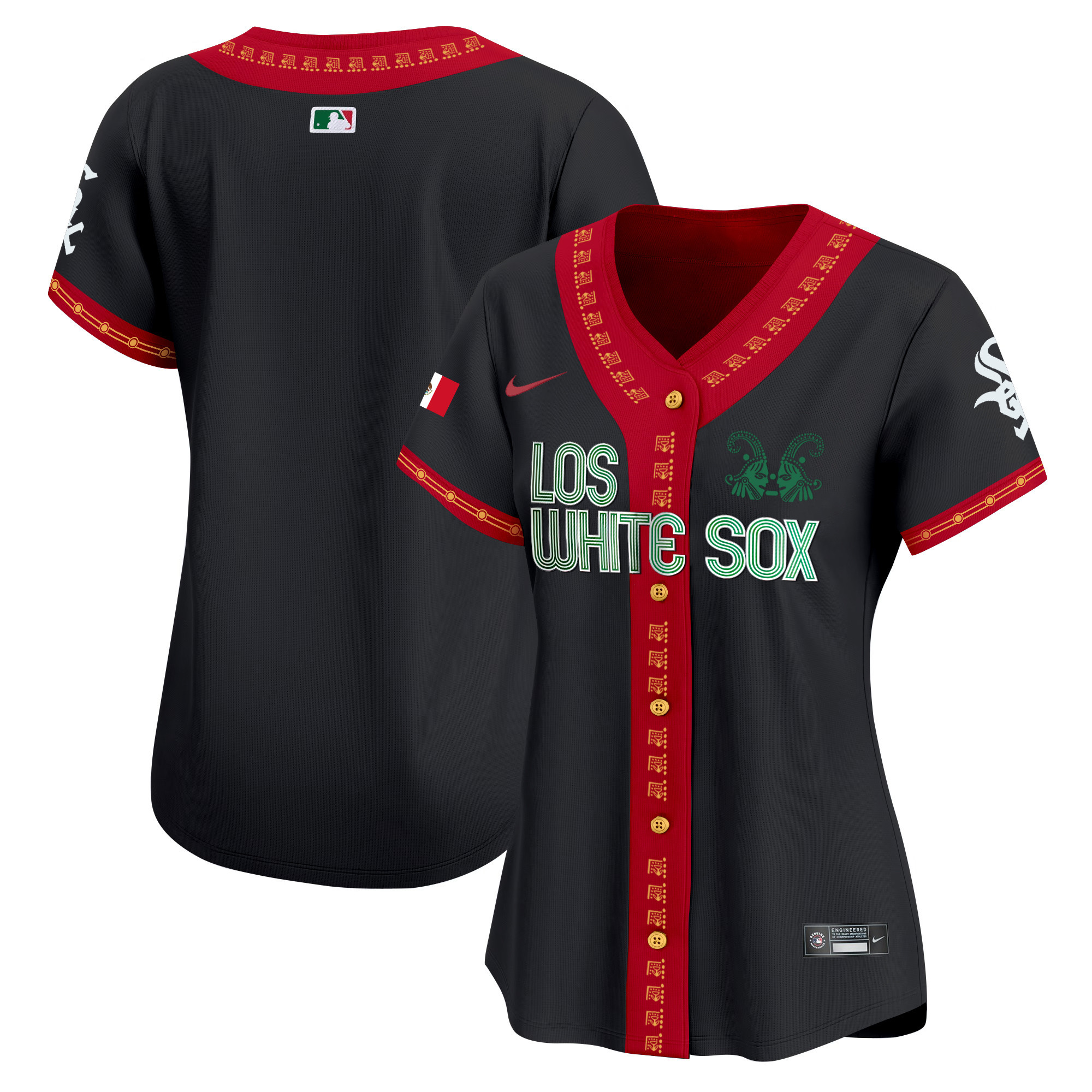 Women's Chicago White Sox Mexico Vapor Premier Limited Black Blank  Jersey - All Stitched