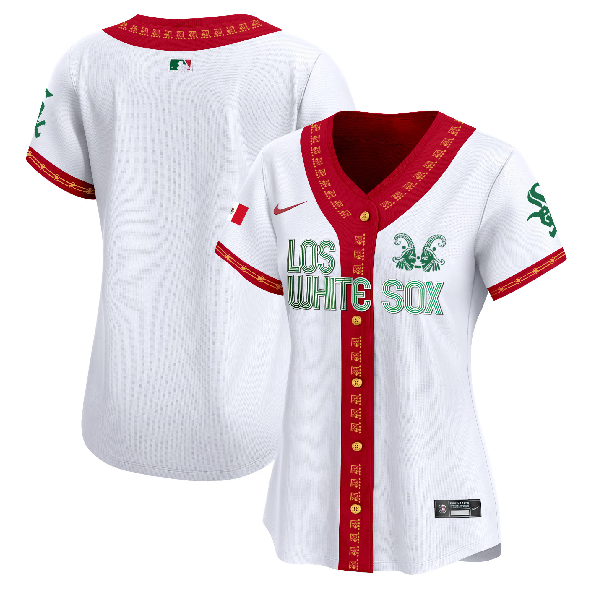 Women's Chicago White Sox Mexico Vapor Premier Limited White Blank  Jersey - All Stitched