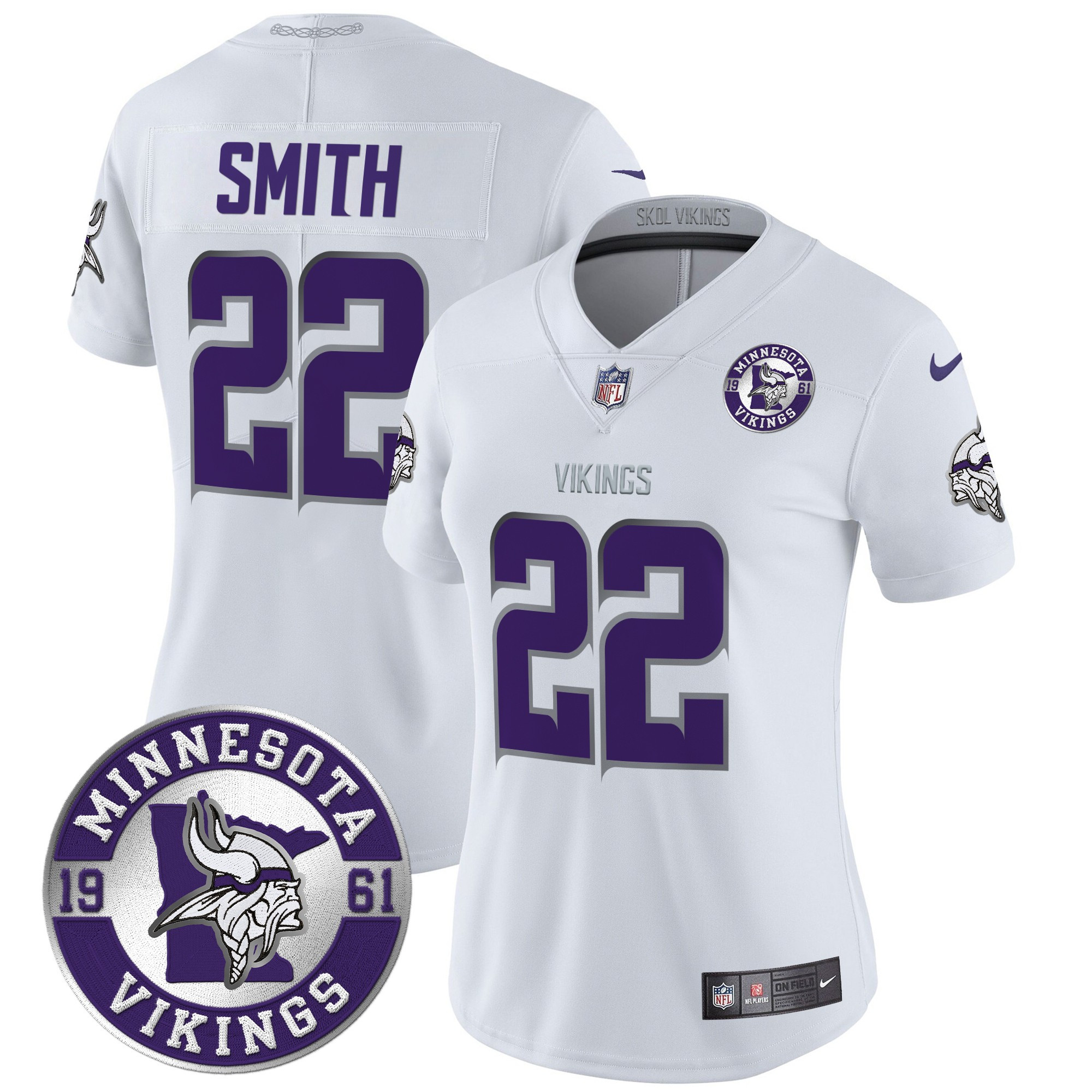 Women's Harrison Smith Minnesota Vikings 2024 Vapor Limited Winter Warrior Jersey - All Stitched