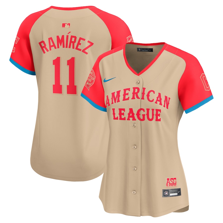 Women's José Ramírez American League 2024 All-Star Game Limited Jersey - Cream