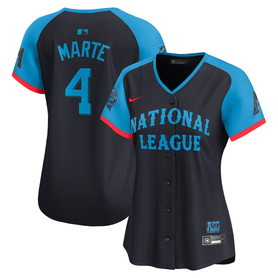 Women's Ketel Marte National League 2024 All-Star Game Limited Jersey - Navy