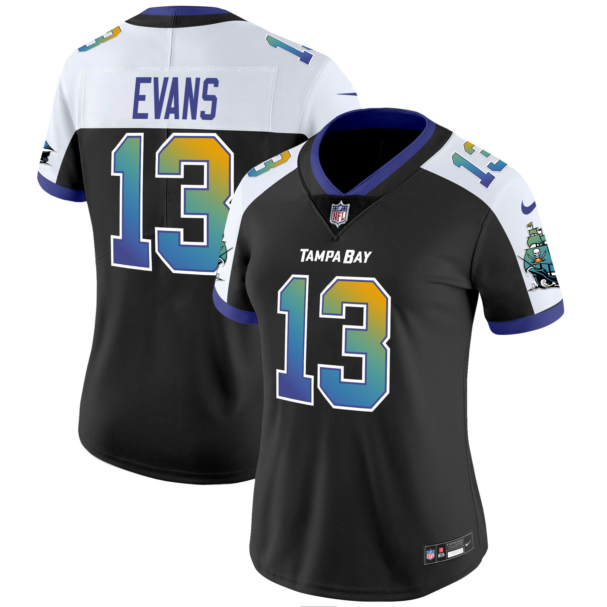 Women's Mike Evans Tampa Bay Buccaneers "Tampa City" Vapor Limited Alternate Jersey - All Stitched