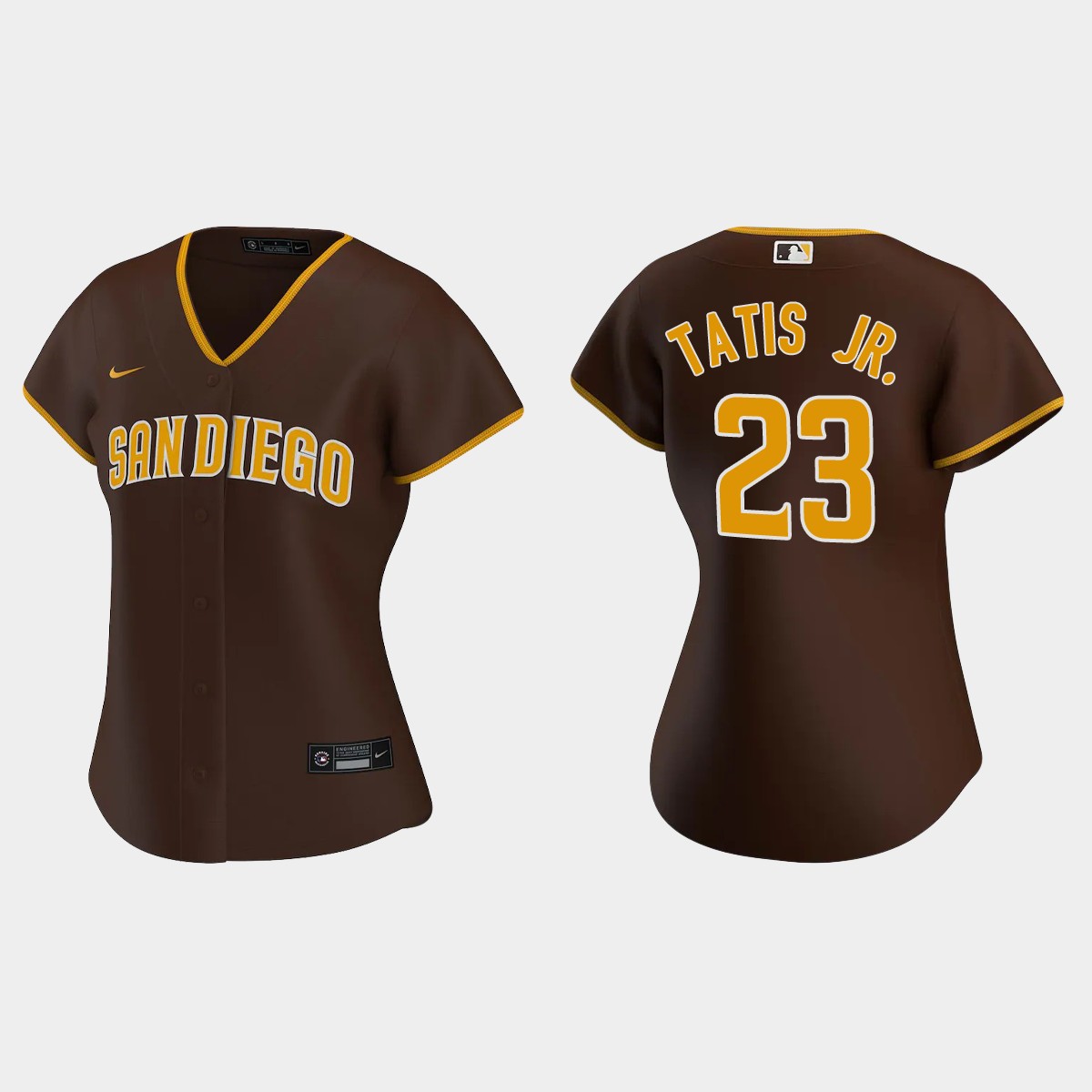 Women's San Diego Padres Fernando Tatis Jr. Brown 2020 Road Jersey