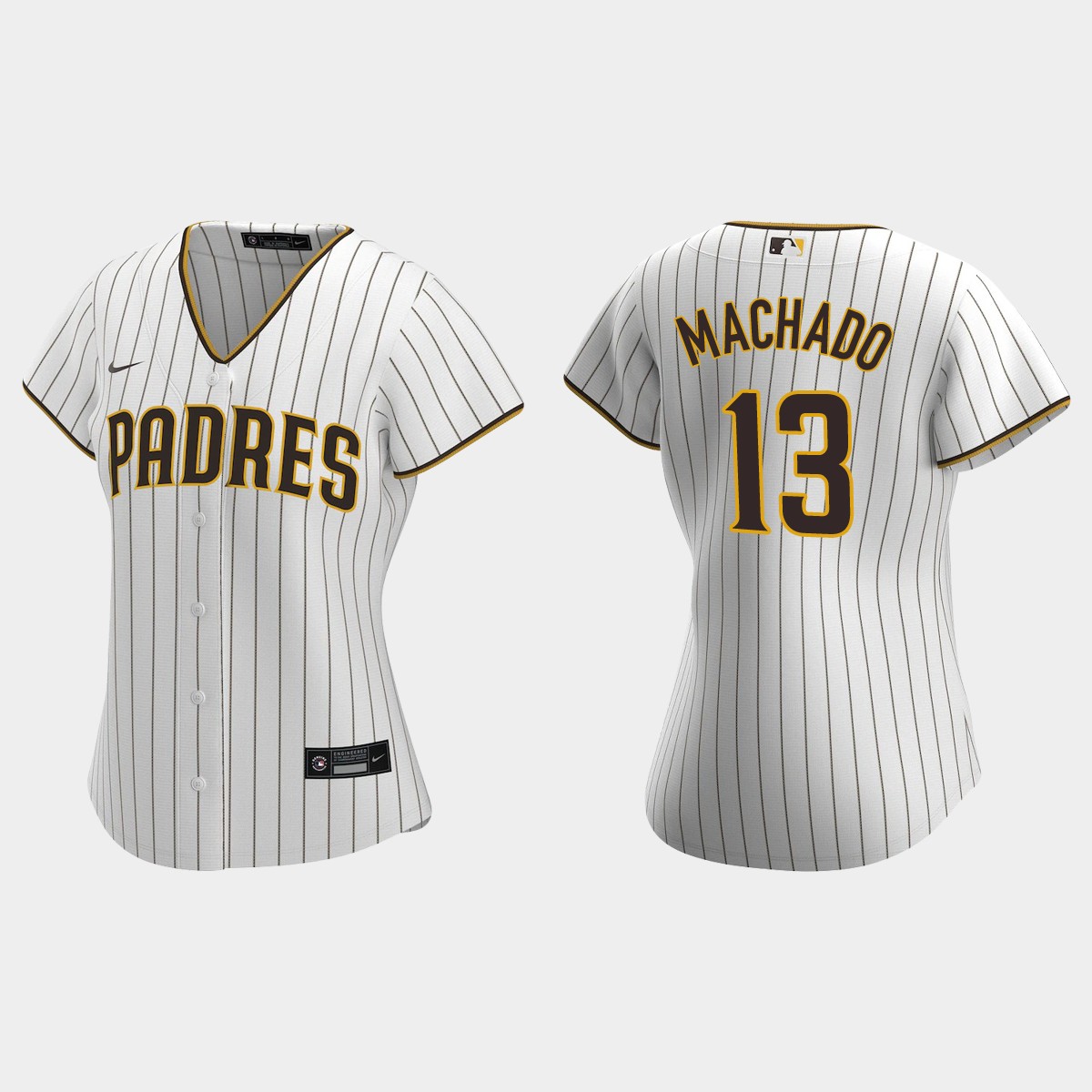 Women's San Diego Padres Manny Machado White 2020 Home Jersey