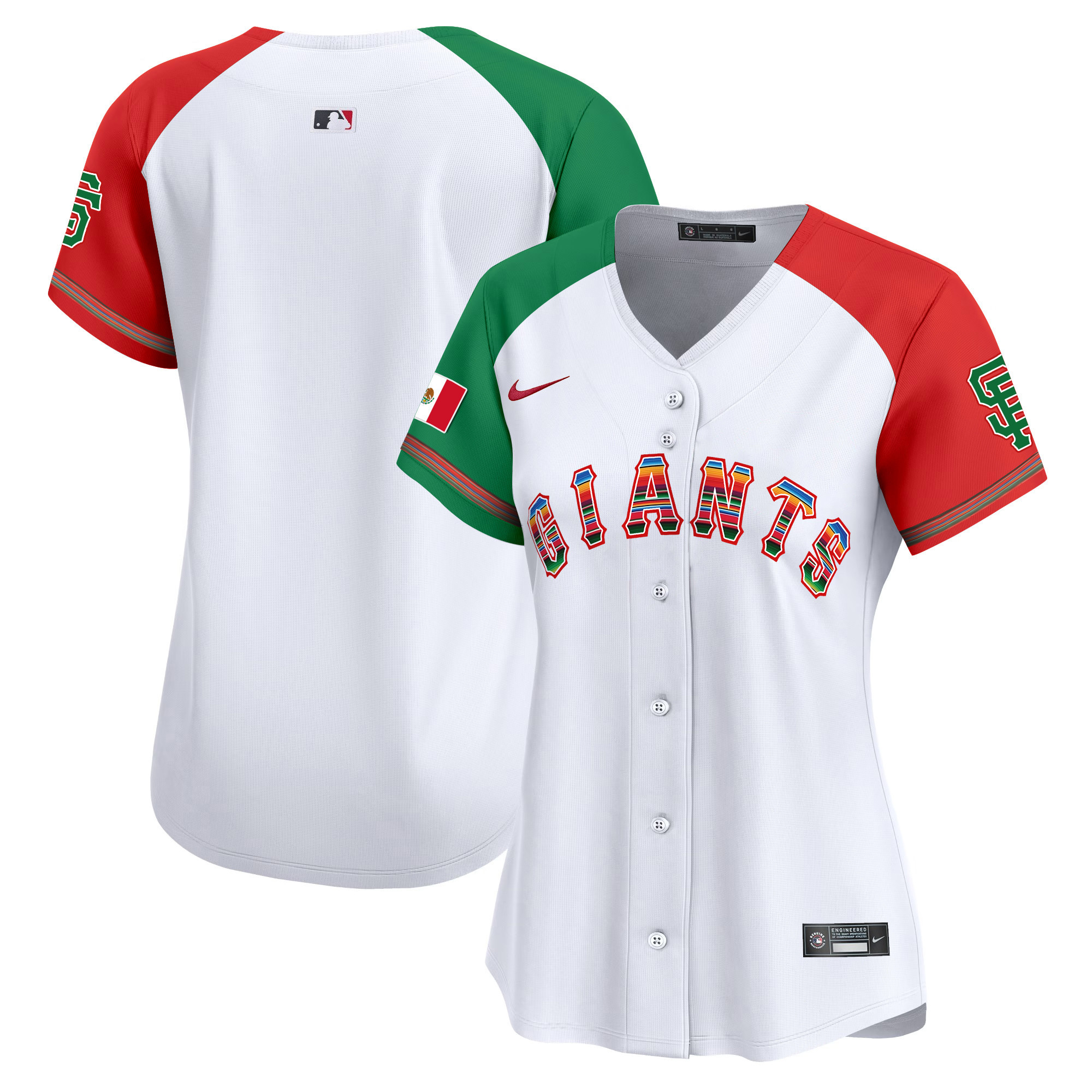 Women's San Francisco Giants Mexico Vapor Premier Limited Alternate Jersey - All Stitched