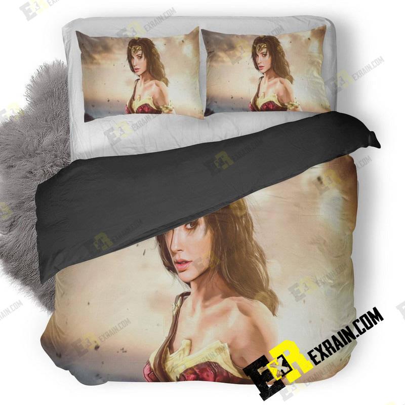 Wonder Woman 198 3D Customized Duvet Cover Bedding Set
